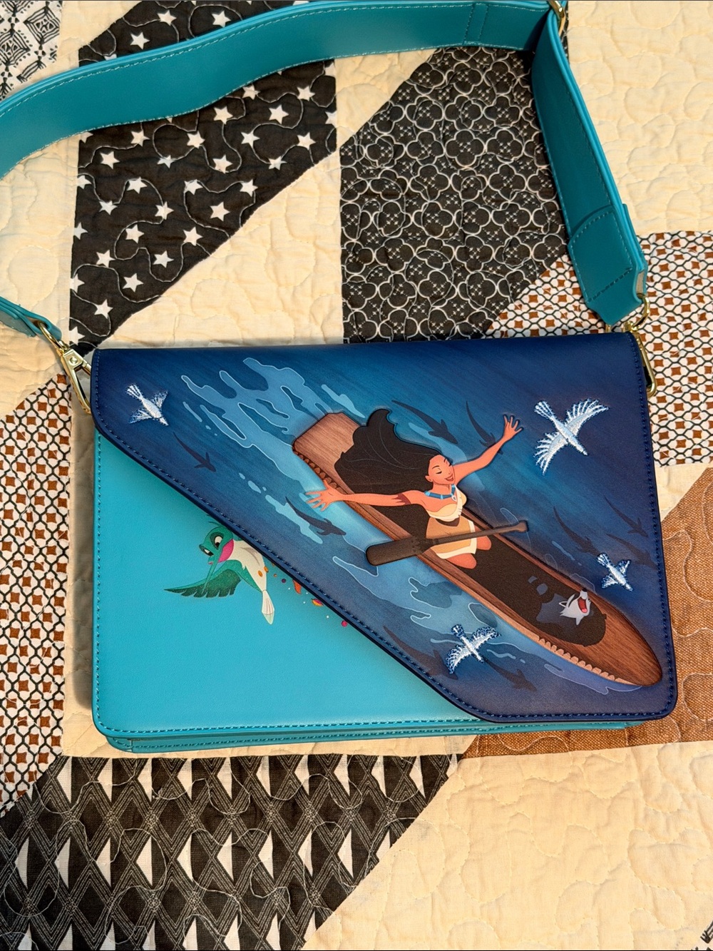 Disney Pocahontas Loungefly Crossbody Bag